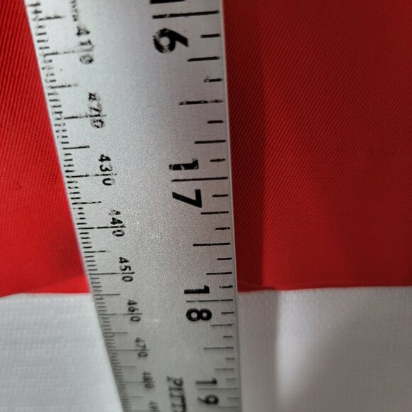 Coral Bay Golf Womens Skort Size 12 Side & Back Pocket Back Zip Red - Picture 4 of 13